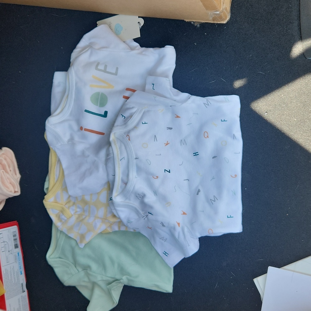 Cloud Island 4 pk onsies
